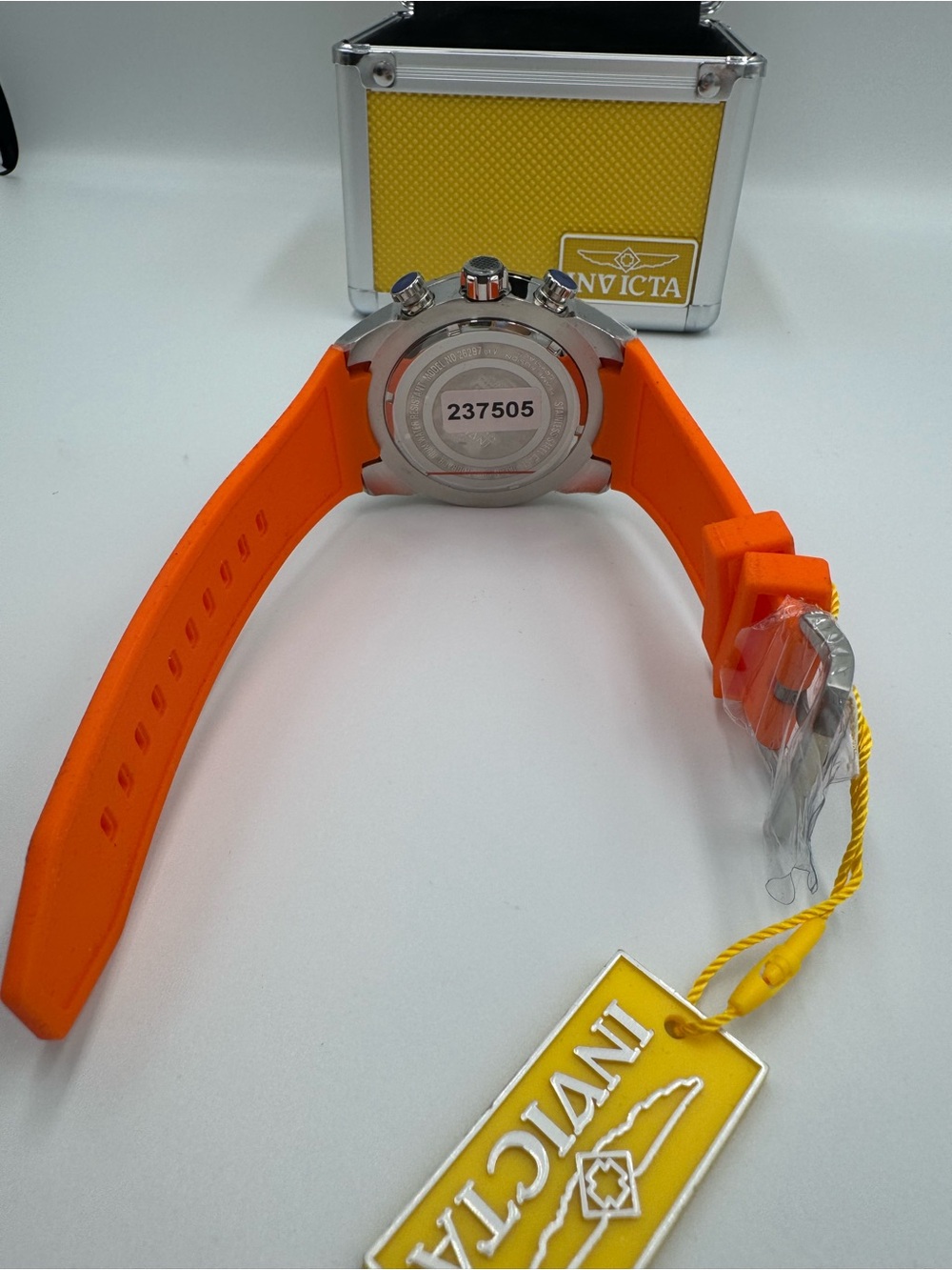 Invicta Speedway SCUBA Typhoon Men's Watch - 50mm. Orange - Picture 8 of 17